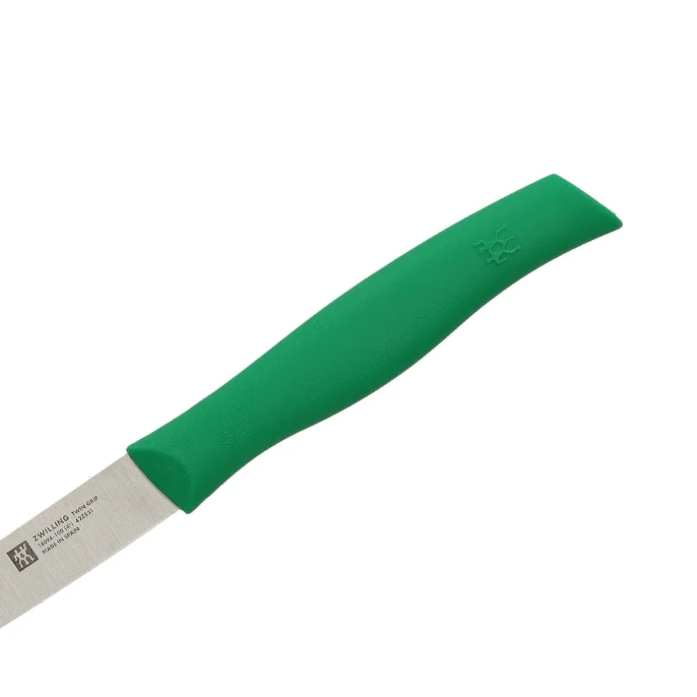 Zwilling - Twin Grip Schil- en garneermes 100 mm - groen